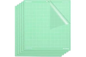 VIKDOOK Schneidematte für Cricut Maker 3/Maker/Explore 3/Air 2/Air/One 12 x 12 30,5 x 30,5 Variety Grip Replacement Adhesive Light Standard Starke Griffmatte für Cricut-Zubehör