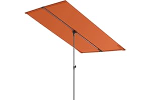 HOMSHADE Outdoor Patio Umbrella 3 Layers Ventilated Commercial Market Heavy Duty Windproof Deck Pool Umbrella UPF 50+ UV Protection 5 Years Fade Resistant