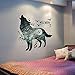 Produktbild Aufkleber-Wolf-Mond-Wand-Aufkleber-WandtattooPVC-Material-Wald-wasserdichtes DIY Tierwand-Plakat für Kind-Raum-Dekoration-Wand-Abziehbild