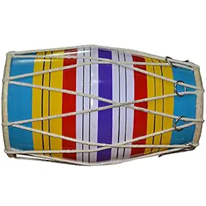 Dholaki Hand Percussion Drum Indian Musical Instrument Random Color