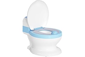 TYRY.HU Pot Bebe Toilette Reducteur Toilette Enfant Wc Petit Pot Siège Rehausseur Cuvette Bébé Avec Sac Apprentissage de La Propreté pour Garçon et Fille Intérieur Bleu