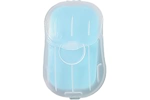 lencyotool 50 Paper Soap Sheets Travel Wash Leaves Portable Paper Soap Flakes With Box Soap Tablets Hand Soap Paper For Outdoor Use, Soap Paper, Travel Accessories, Paper Soap