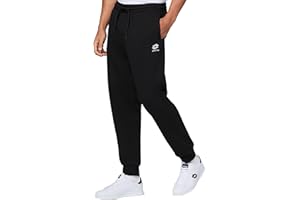 Lotto Jogginghose Herren Größe S-5XL I Trainingshose Herren mit Seitentaschen I Sweatpants mit elastischem Bund & Kordelzug I Sporthose Herren lang I Freizeithose Herren aus Baumwollmix