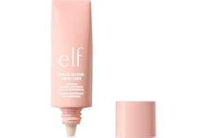 e.l.f. Halo Glow Skin Tint SPF 50, Tinted Moisturiser For Light, Buildable Coverage, Creates A Natural Glow, Vegan & Cruelty-Free, 4 Light Neutral