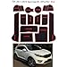 Produktbild Dergtgh 13pcs / Set Innentür-Groove Pad Cup-Halter-Schlitz Mat Keine Rutschkissen Ersatz für KIA Sportage R 2011-2016