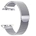 Produktbild Ersatzarmband Passend Für IWatch Serie 4/3/2/1, Ersatzarmband Aus Edelstahl, Kompatibel Mit Apple Watch 38MM / 42MM Alle Modelle (38mm/40mm,Silber)