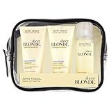 John Frieda Sheer Blonde Travel Bag Inc Shampoo, Conditioner & Hairspray