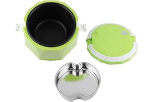 BigKing - Olla de arroz eléctrica portátil multifunción 24 V, 140 W, 1,6 L para camión (verde)