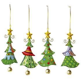 Small Foot Company 5147 Objet de Décoration à Suspendre Sapin Multicolore 8 x 2 x 18 cm