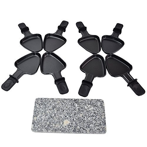 Syntrox Germany Raclette Jura mit Grill und Heißer Stein für 8 Personen - 9