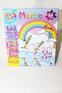 Lisa Frank Markie Rainbow Unicorns 48 Piece Puzzle