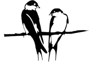 CMOISO Oiseaux Decoratifs Exterieur, Deco Jardin Exterieur Oiseaux en Fer, Metal Bird Décoration, Metalbird pour Jardins Parcs