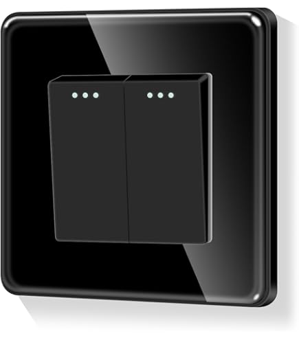 LIAONFOY Ronde Schuko 1-weg lichtschakelaar met dubbel stopcontact type C en USB-combinatie apparaat max. laadsnelheid 20W 100-240V 228mm wit inbouw (neutraal vereist