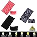 Produktbild MULTIFUNKTIONSTUCH MIT VERSCHIEDENEN DESIGNS IM 3er PACK – Absorbiert Schweiß und bietet UV-Schutz -12 Tragevarianten für jeden Outdoor-Sport – Ob als Schal, Bandana, Nickytuch, Schlauchtuch, Halstuch und vieles mehr - Für Männer und Frauen