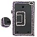 Produktbild spritech (TM) 3D Bling LG G Pad 7.0 Smart Shell Case Premium PU Leder Stand Cover für LG G Pad 7.0 V400/V410 (LTE)/vk410/UK410/LK430, schwarz, LG G Pad 7.0