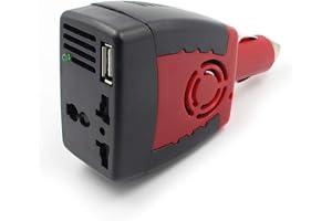 Uonlytech 150W Power Inverter Car Inverter DC 12V to 220V AC Car Inverter with USB Charging Ports Adapter Converter