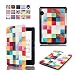 Produktbild LMAZWUFULM Hülle für Amazon Kindle Voyage 3G (6,0 Zoll) PU Leder Auto Sleep/Wake Funktion Lederhülle Malerei Zauberwürfel Muster im Bookstyle mit Standfunktion und Karten Slot Schutzhülle Ledertasche Flip Cover für Amazon Kindle Voyage (3G) Tablet-PC