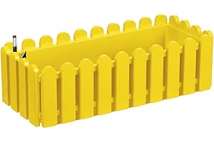 Poétic Landhaus Blumenkasten Gelb mit Aqua Comfort 50