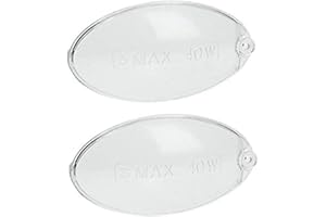 JPshop - Coppia plafoniere cappa compatibili con Faber 100x54 mm diffusori luce