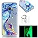 Produktbild Hülle Leuchtende Galaxy S9 Plus6,2 ZollSilikon Etui Handy Hülle Weiche Transparente Luminous TPU Back Case Tasche Schale Leuchten In Der Nacht Für Samsung Galaxy S9 Plus6,2 Zoll+ Schlüsselanhänger (P) (5)