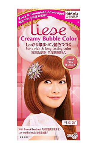 KAO Liese Soft Bubble Hair Color (Jewel Pink) NEW by Kao