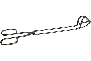 LEGIO Profi Thüringer Bratwurstzange Grillzange Edelstahl ca.24 cm gekröpft