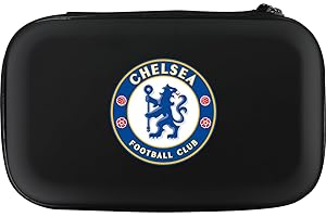 FOCO Officially Licensed Chelsea Football Club Darts Case The Blues Storage Wallet, Crest Logo (W456)