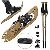 ALPIDEX Schneeschuh WITU XC 25 Schneeschuhe mit Steighilfe...