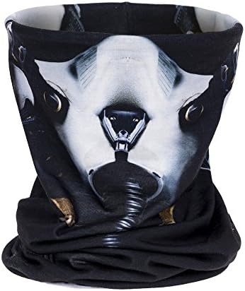 3D Animal Prints Neck Gaiter Warmer Face Mask Windproof Protection UV Sun Scarf Half Face Mask