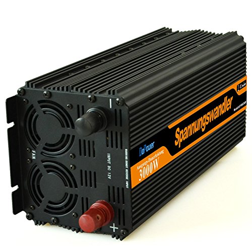 convertisseur 3000 6000W onduleur 12V à 220V onde sinusoïdale modifiée LCD