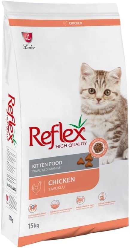 Reflex Tavuklu Yavru Kedi Maması 15 kg