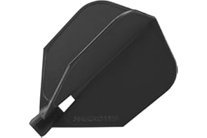 Darts Corner Harrows Clic Flights – Bord renforcé – Forme – Noir – 1 lot (3) cartes de paiement