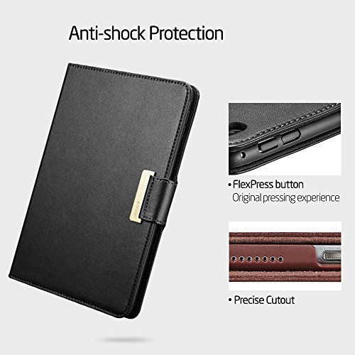 iPad Pro 9.7 Hülle, ESR® Intelligent Bildserie Unternehmen Stil PU Ledertasche mit Haspe mit Auto aufwachen / Schlaf Funktion Schutzhülle für iPad Pro 9.7 Zoll (Schwarz) - 5