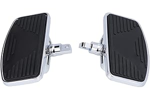 Aramox Pedane Posteriori Moto, Coppia di Pedali Pedane Pedane Passeggero Posteriore Regolabili Pedane Pedane Larghe Moto