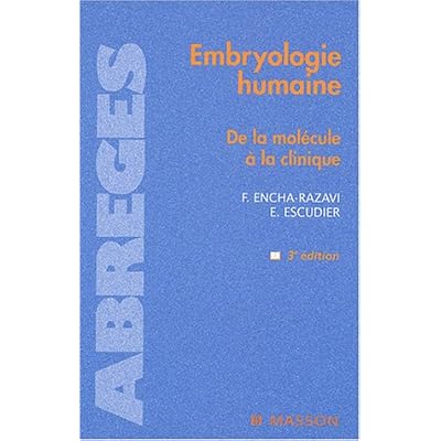 Download Embryologie Humaine De La Molecule A La Clinique Pdf Fulkwilfredo