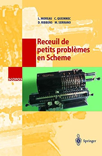Recueil de petits problèmes en Scheme francais Recueil de petits problèmes en Scheme francais