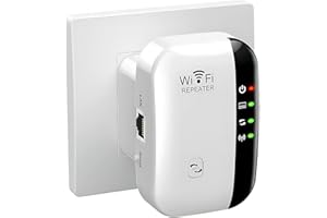 DABACC WiFi Extender Booster, WiFi Booster 2.4GHz 300Mbps WiFi Booster Range Extender with Ethernet Port, WiFi Extender with Wider Coverage, Easy Setup, UK Plug, A-425-DA