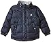 Timberland Boy's T26394 Puffer and Bag Track Jacket, Blue (Navy), 14 Years