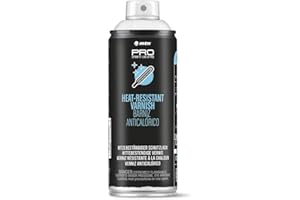 Montana Colors MTN PRO Alta Temperatura Barniz Brillo, Spray 400ml, El embalaje puede variar