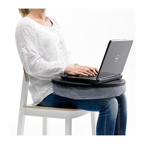 IKEA BYLLAN Laptophalter in grau - 2