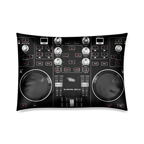 Home Decor Custom Hercules-DJ Vintage Zippered Pillow Case Twin Sides 20x30 Inch