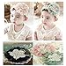 Etosell Kids Baby Gauze Flowers Headband Lace Bow Hair Wear Hairband Ribbon Pink
