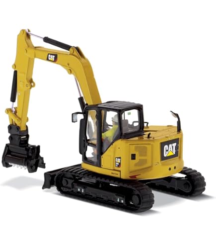 Diecast Masters 85597 - Caterpillar 301.7 Mini Shovel 1:50 Scale Approx. 7 x 2.8 x 4.8 cm, Yellow from 14 Years