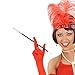 Produktbild Zigarettenspitze lang Zigarettenhalter Charleston 30 cm Schwarzer 20er Jahre Zigaretten Halter Gangster Raucher Spitze Raucherzubehör Mundstück Mafia Mottoparty Accessoire Karneval Kostüm Zubehör