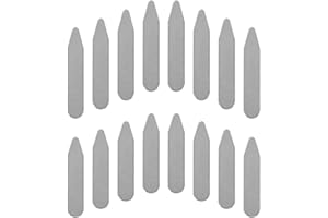 AOKWAWALIY 32pièces Lot De Raidisseurs De Col Pour Chemises Pour Hommes Inserts De Col Pour Chemises Formelles Et Costumes Accessoires De Maintien De Col Pour Look Soigné