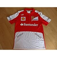 Ferrari Puma F1 Polo Camiseta Rojo Vettel tamaño s
