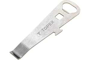 Topex - Apriscatole per vernice per lavori di ristrutturazione e finitura con apribottiglie e foro per maniglia porta