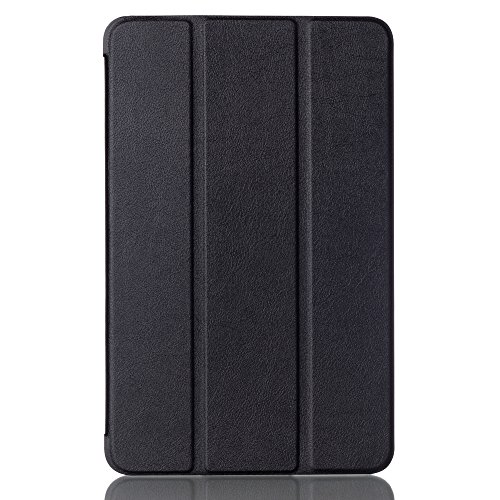 Etui für Galaxy Tab A 10.1“,Samsung Tab A6 Hülle – PU Leder Flip Cover Smart Case Stand Hülle für Samsung Galaxy Tab A 10.1 Zoll Wi-Fi/ LTE (2016) SM-T580N/SM-T585N Tablet Schutzhülle Tasche,Schwarz - 2