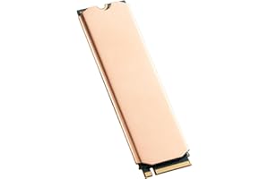DolDer M.2 2280 SSD Kühlkörper Kupfer, 75 * 23 * 0.5mm, Laptop NVMe M.2 Heatsink Hitzeschild Cover + Thermopad für Kühlung Laptop M.2 2280 SSD
