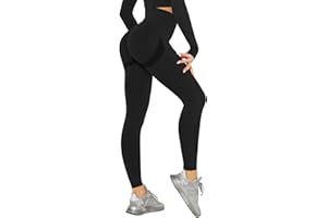 DUROFIT Leggins Donna Push up Leggings Sportivi Vita Alta Anticellulite Pantaloni Palestra per Fitness Yoga Pant